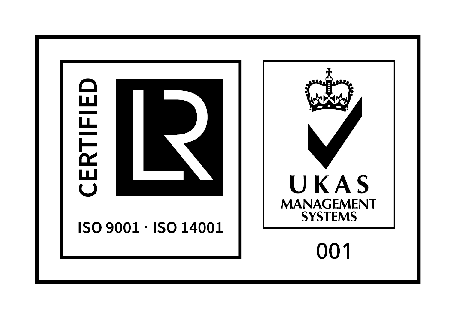 UKAS AND ISO 9001 AND ISO 14001 RGB